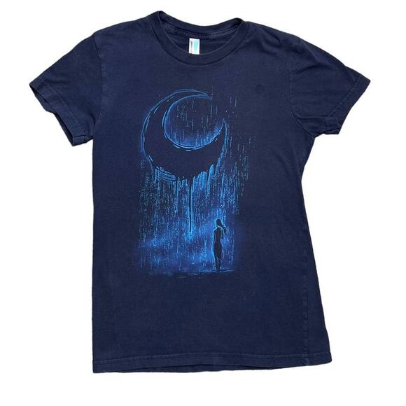 Blue moon rain and woman graphic tee size medium - Picture 1 of 4